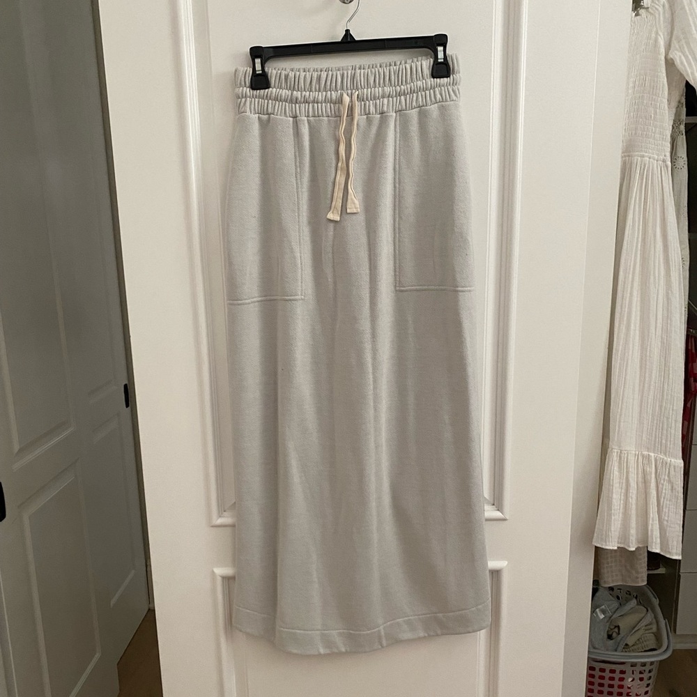 FP BEACH (S) sweat midi skirt